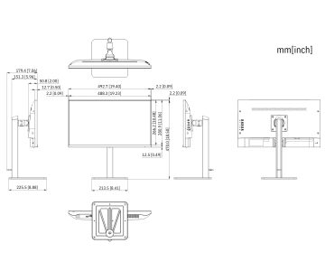 MONITORS VGA, HDMI, DP LM22-B201A 21.45&nbsp;" DAHUA