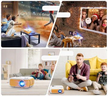 Zenwire A10 LED Full HD 1080p USB 1800lm mini projektors Zenwire A10 LED Full HD 1080p USB 1800lm mini projektors