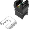 SOLARIX Cat.6 UTP RJ45 ātrās atbrīvošanas rīks Keystone modulis, melns SOLARIX Cat.6 UTP RJ45 ātrās atbrīvošanas rīks Keystone modulis, melns