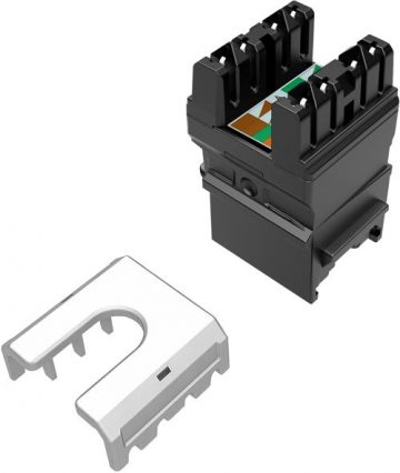 SOLARIX Cat.6 UTP RJ45 ātrās atbrīvošanas rīks Keystone modulis, melns SOLARIX Cat.6 UTP RJ45 ātrās atbrīvošanas rīks Keystone modulis, melns