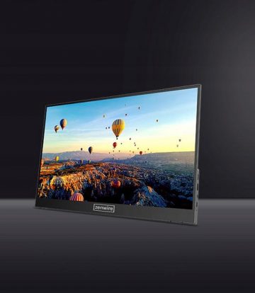 Zenwire 14 collu pārnēsājamais monitors ar USB-C Full HD 1920x1080 IPS HDMI