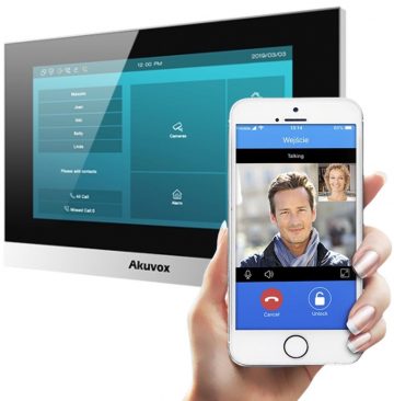 Akuvox AKV-C313W video domofona monitorsAkuvox AKV-C313W video domofona monitors