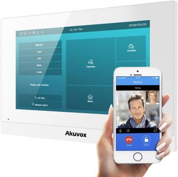 Akuvox AKV-C313W-W video domofona monitorsAkuvox AKV-C313W-W video domofona monitors