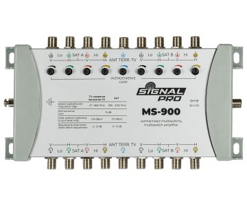 MULTISLĒDŽA PASTIPRINĀTĀJS MS-900 9 IEEJAS / 9  IZEJAS SIGNAL