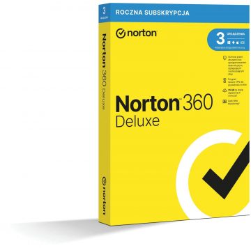 Norton 360 Deluxe BOX PL 3 ierīcēm, 12 mēnešiNorton 360 Deluxe BOX PL 3 ierīcēm, 12 mēneši