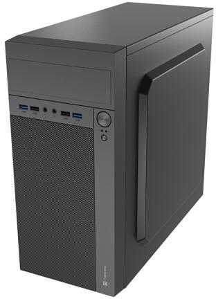 NATEC HELIX MATX MINI TOWER KORPUSS MELNSNATEC HELIX MATX MINI TOWER KORPUSS MELNS