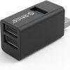 Orico USB centrmezgls 5Gbps mini 3xUSB-A alumīnija
