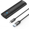 Orico M.2 SATA USB-C 5Gbps melns PWM2-BK-EP disku korpuss