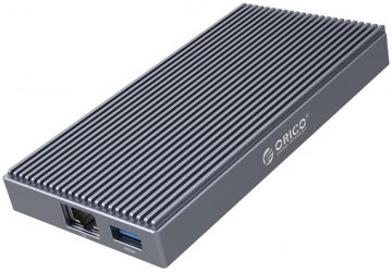 Orico dokstacija ar M.2 NVMe korpusu, aktīvo PD 100W, HDMI 2.0, audio, RJ-45, karšu lasītāju