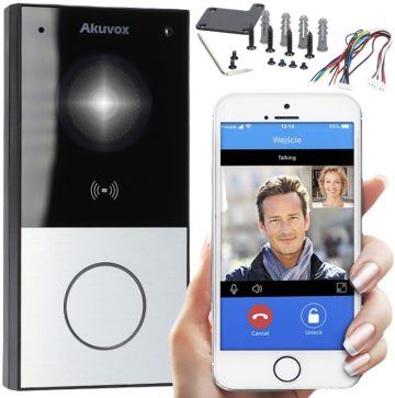 AKUVOX AKV-E12S IP vārtu panelisAKUVOX AKV-E12S IP vārtu panelis