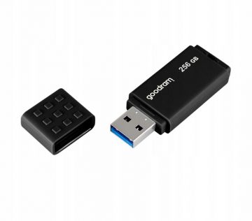 Goodram UME3 256GB USB 3.0 melna zibatmiņa
