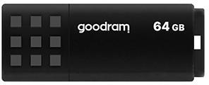 Goodram UME3 64GB USB 3.0 melna zibatmiņa