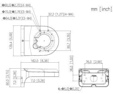 LODVEIDA KAMERU KRONŠTEINS PFB2204W-B DAHUA