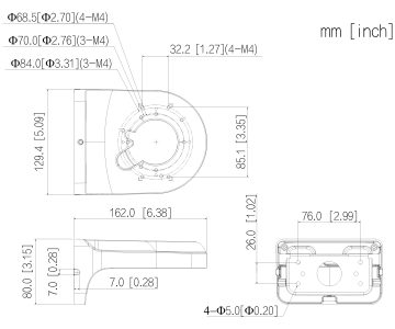 LODVEIDA KAMERU KRONŠTEINS PFB2204W DAHUA