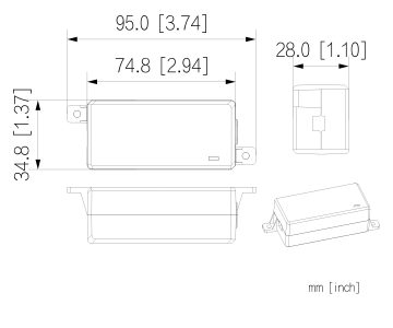 MAIŅSTRĀVAS BAROŠANAS ADAPTERIS PFM325D-1210EN DAHUA