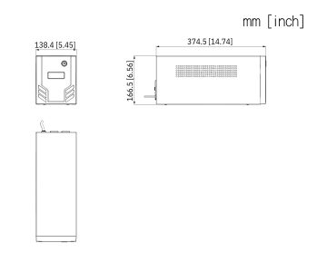 UPS AKUMULATORS PFM3350-2000L 2000&nbsp;VA DAHUA