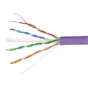 VĪTĀ PĀRA KABELIS PFM923I-6UN-CD-PURPLE 305&nbsp;m UTP KAT. 6 DAHUAVĪTĀ PĀRA KABELIS PFM923I-6UN-CD-PURPLE 305&nbsp;m UTP KAT. 6 DAHUA