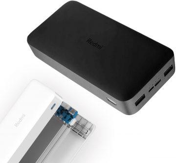 Xiaomi Redmi Power Bank 20000mAh 18W ātrā uzlāde (melns) Xiaomi Redmi Power Bank 20000mAh 18W ātrā uzlāde (melns)