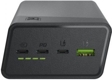 POWERBANK Greencell PowerPlay 30 30000mAh ĀTRĀ UZLĀDE 22,5 W 3x USB-C PD 1x USB-A POWERBANK Greencell PowerPlay 30 30000mAh ĀTRĀ UZLĀDE 22,5 W 3x USB-C PD 1x USB-A