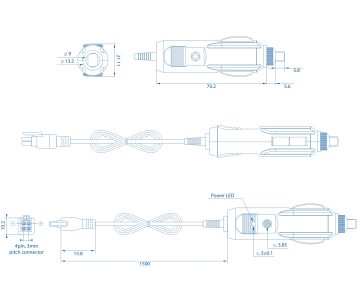 AUTOMAŠĪNAS BAROŠANAS AVOTS PR2AM20M TELTONIKA AUTOMAŠĪNAS BAROŠANAS AVOTS PR2AM20M TELTONIKA