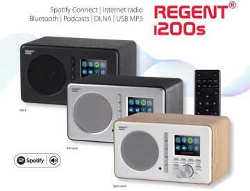 Radio Ferguson Regent i200s (melns) (Spotify, DAB, FM, USB, AUX IN, Bluetooth) Radio Ferguson Regent i200s (melns) (Spotify, DAB, FM, USB, AUX IN, Bluetooth)