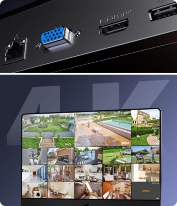 Imou NVR-N118-8A0E-P 18 kanālu IP ierakstītājs Imou NVR-N118-8A0E-P 18 kanālu IP ierakstītājs