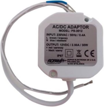 Ropam AC/DC PS-3012 iebūvējams barošanas bloksRopam AC/DC PS-3012 iebūvējams barošanas bloks