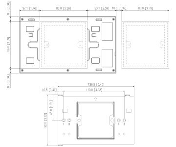IEKŠĒJAIS PANELIS SCP3022A-B IP / Wi-Fi / 2-Wire DAHUA