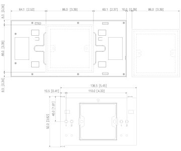 IEKŠĒJAIS PANELIS SCP3022B-IBZ IP / Wi-Fi / 2-Wire DAHUA