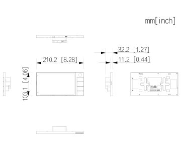 IEKŠĒJAIS PANELIS SCP3022B-IBZ IP / Wi-Fi / 2-Wire DAHUA
