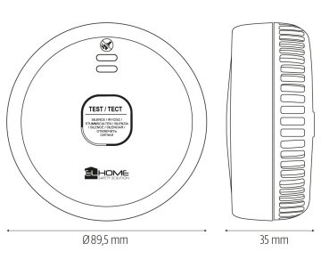 DŪMU DETEKTORS SD-88A2 EL HOME