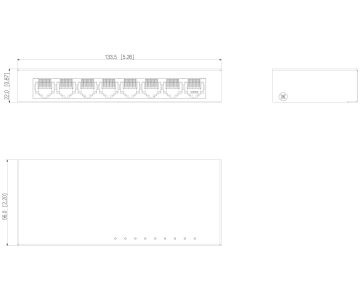 SWITCH SG1008-EUR 8-PORTU DAHUA SWITCH SG1008-EUR 8-PORTU DAHUA