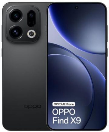 OPPO Find X9 12/512GB Space Black viedtālrunis