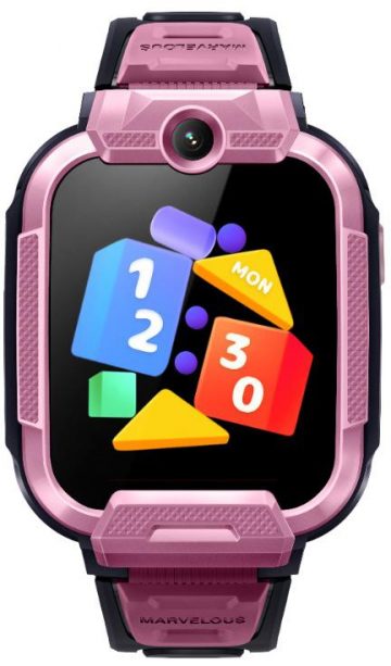 Mibro Kids Z5 4G LTE viedpulkstenis (rozā)