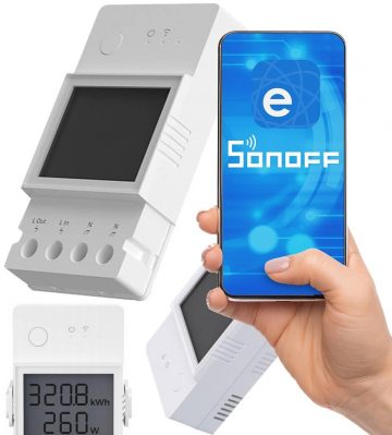 SONOFF POW Elite | POWR320D | Wi-Fi raidītājs ar jaudas un strāvas patēriņa mērīšanas funkciju