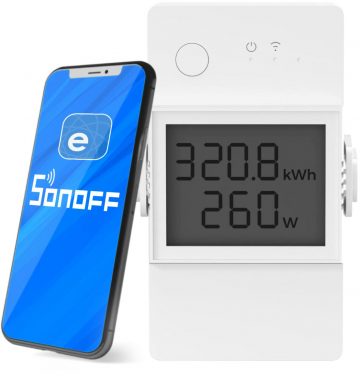 SONOFF POW Elite | POWR320D | Wi-Fi raidītājs ar jaudas un strāvas patēriņa mērīšanas funkcijuSONOFF POW Elite | POWR320D | Wi-Fi raidītājs ar jaudas un strāvas patēriņa mērīšanas funkciju