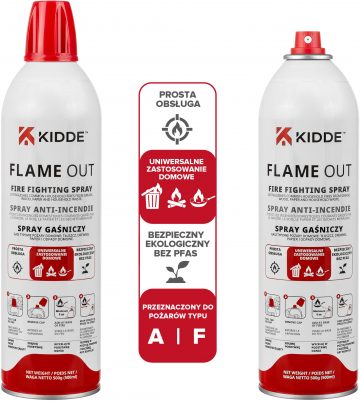 KIDDE FlameOut ugunsdzēsības aerosols 500 ml