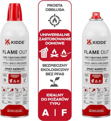 KIDDE FlameOut ugunsdzēsības aerosols 500 ml