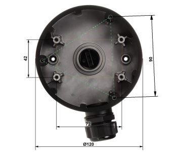 KAMERAS KRONŠTEINS STG-1280ZJ-DM46(BLACK) STG