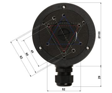 KAMERAS KRONŠTEINS STG-1280ZJ-XS(BLACK) STG
