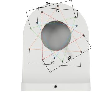 KAMERAS KRONŠTEINS STG-PFB203W STG