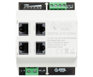 Switch POE SWPS-4-11-DIN4 4-PORTU ATTE