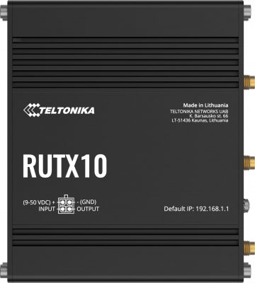Teltonika RUTX10 industriālais maršrutētājs (RUTX10000000)Teltonika RUTX10 industriālais maršrutētājs (RUTX10000000)