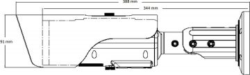 Termiskā IP kamera GenSTAR GANZ ZNT8-BVF9-TAS (9 mm)