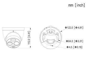 IP HIBRĪDA TERMOKAMERA TPC-DF1241-B3F4-DW-S8 3.5&nbsp;mm - 960p, 4&nbsp;mm - 4&nbsp;Mpx DAHUA