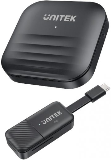 Unitek bezvadu HDMI raidītājs un uztvērējs, diapazons līdz 50 m, melns