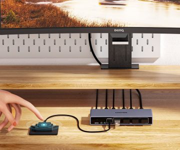 HDMI + USB SLĒDZIS KVM V1309AGY01-EU 4K UHD UNITEK