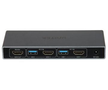 HDMI + USB SLĒDZIS KVM V1309AGY01-EU 4K UHD UNITEK
