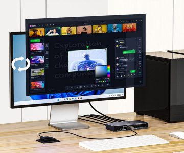 HDMI + USB SLĒDZIS KVM V1309AGY01-EU 4K UHD UNITEK