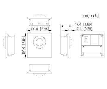 VIDEO DOMOFONS VTO4103F-1 DAHUA